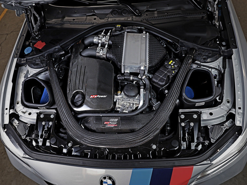 afe track series stg 2 carbon fiber intake w/pro 5r media bmw m3/m4(f80/82/83) (tt) s55 bmw m3 m4 f80 f82 f8x iconic garage