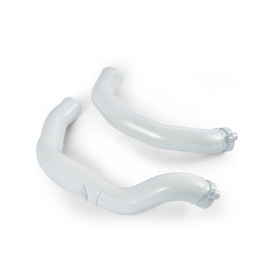 mishimoto bmw f80 m3/m4 intercooler pipe kit mineral white metallic bmw m3 m4 f80 f82 f8x iconic garage