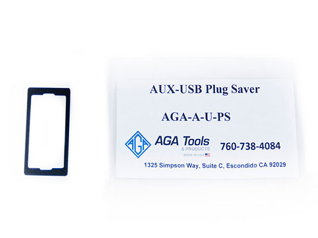 AUX-USB Plug Trim - Plug Saver by AGA - fits 2008–2013 BMW E90/E92/E93 M3