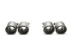 akrapovic bmw m3/m4 (f80/f82) tail pipe set (titanium) bmw m3 m4 f80 f82 f8x iconic garage