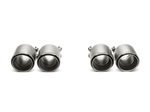 akrapovic bmw m3/m4 (f80/f82) tail pipe set (titanium) bmw m3 m4 f80 f82 f8x iconic garage