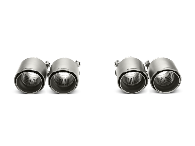 akrapovic bmw m3/m4 (f80/f82) tail pipe set (titanium) bmw m3 m4 f80 f82 f8x iconic garage