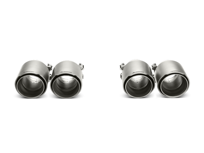 akrapovic bmw m3/m4 (f80/f82) tail pipe set (titanium) bmw m3 m4 f80 f82 f8x iconic garage