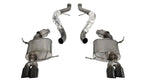 corsa bmw m3 convertible e93 black sport cat-back exhaust bmw m3 e92 e9x iconic garage