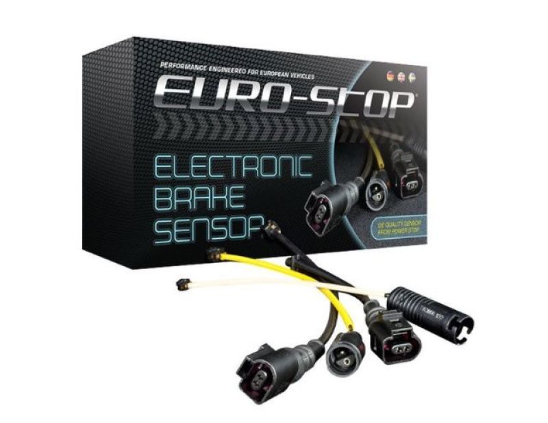 power stop bmw m3 rear euro-stop electronic brake pad wear sensor f8x bmw m3 m4 f80 f82 f8x iconic garage