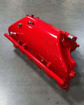 csf bmw m2/m3/m4 s58 (g8x) charge-air cooler manifold - astatic red bmw m3 m4 g80 g82 g8x iconic garage