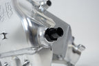 csf bmw m2/m3/m4 s58 comp & non-comp (g8x) charge-air cooler manifold - raw billet bmw m3 m4 g80 g82 g8x iconic garage