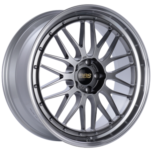 BBS LM 19x9.5 ET32 5x112 Diamond Black Center / Diamond Cut Lip