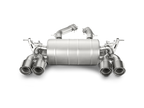 akrapovic bmw m3/m4 (f80/f82) slip-on line (titanium) (req. tips) bmw m3 m4 f80 f82 f8x iconic garage