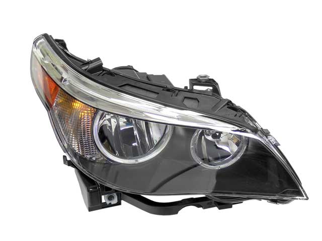 Headlight Assembly by Hella - fits 2004–2010 BMW E60 5 Series