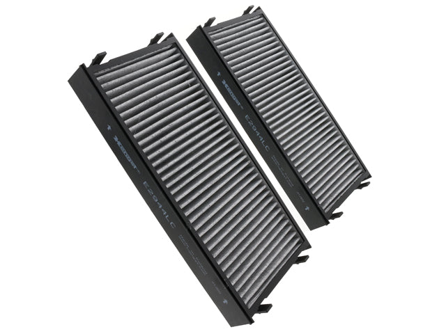 Cabin Air Filter Set Fresh Air Activated Charcoal by Hengst - fits 2007–2013 BMW E70 X5 / 2014–2018 BMW F15 X5