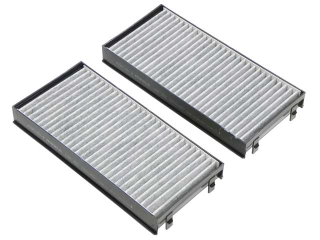 Cabin Air Filter Set Fresh Air Activated Charcoal by Mahle - fits 2007–2013 BMW E70 X5 / 2014–2018 BMW F15 X5