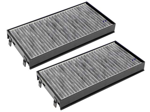 Cabin Air Filter Set Fresh Air Activated Charcoal by Airmatic - fits 2007–2013 BMW E70 X5 / 2014–2018 BMW F15 X5
