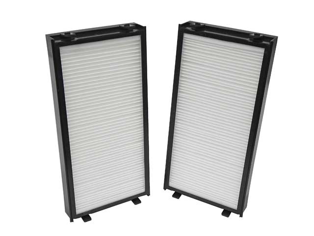 Cabin Air Filter Set Fresh Air Paper by Airmatic - fits 2007–2013 BMW E70 X5 / 2014–2018 BMW F15 X5