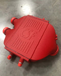 csf 2014+ bmw m3/m4 (f8x) top mount charge-air-cooler - crinkle red bmw m3 m4 f80 f82 f8x iconic garage