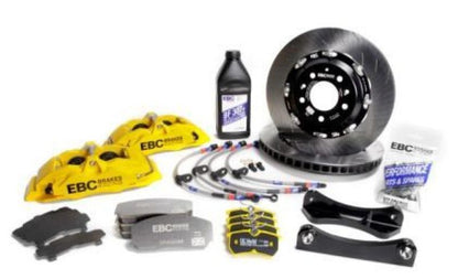 ebc racing bmw m3 f80/f82/f87 3.0t yellow apollo-4 380mm rotors front big brake kit bmw m3 m4 f80 f82 f8x iconic garage
