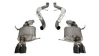 corsa bmw m3 e90 black sport cat-back exhaust bmw m3 e92 e9x iconic garage