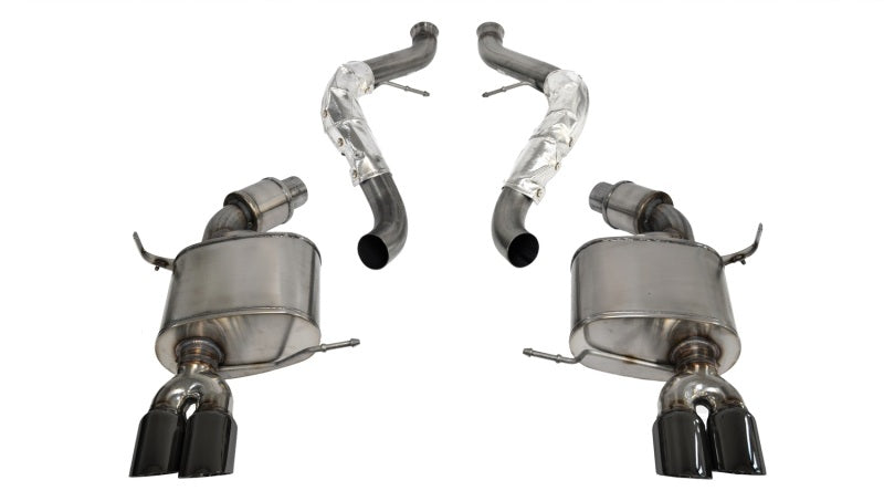 corsa bmw m3 e90 black sport cat-back exhaust bmw m3 e92 e9x iconic garage