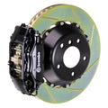 brembo m3 (e90/e92/e93) rear gt bbk 4 piston cast 345x28 2pc rotor slotted type-1-black bmw m3 e92 e9x iconic garage