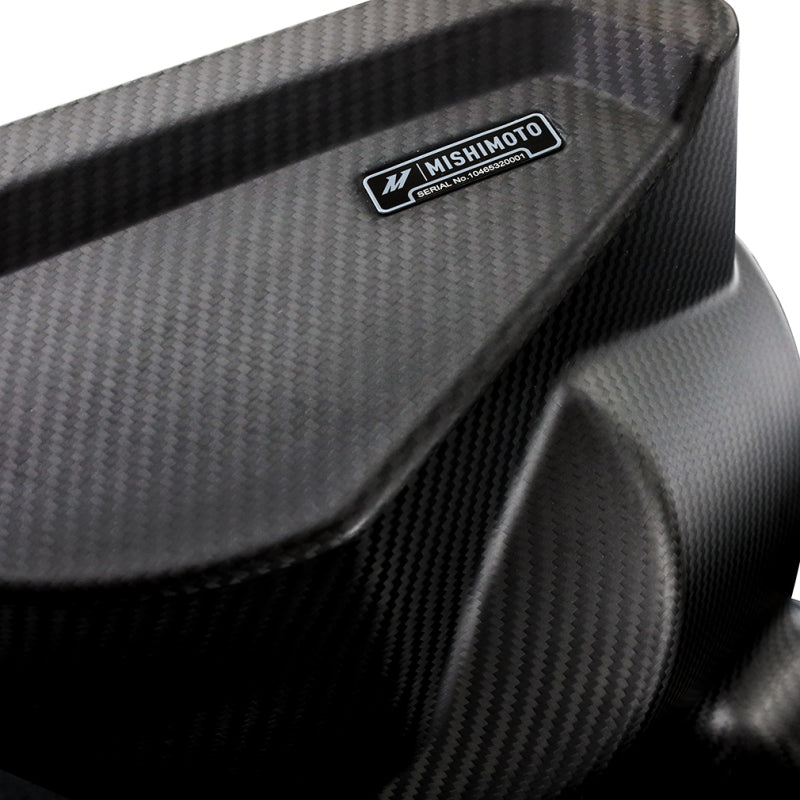mishimoto 2021+ bmw g8x m3/m4 performance intake carbon fiber matte bmw m3 m4 g80 g82 g8x iconic garage