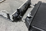csf bmw g8x m3/m4/m2 high-performance auxiliary radiator - single radiator bmw m3 m4 g80 g82 g8x iconic garage