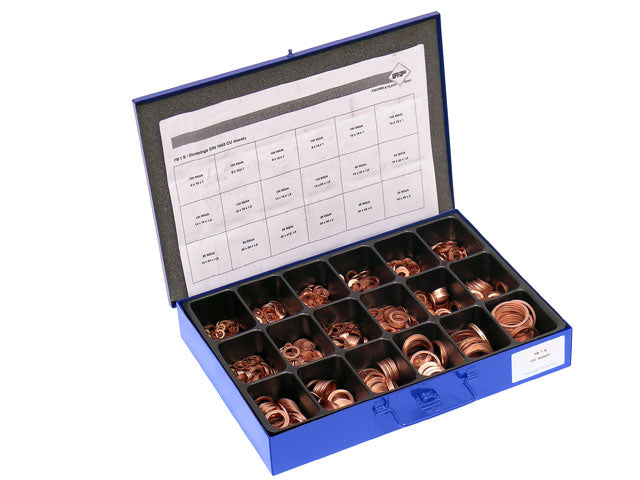 Aluminum / Copper Washer Assortment Kit by Fischer & Plath - fits 2019–present BMW G02 X4