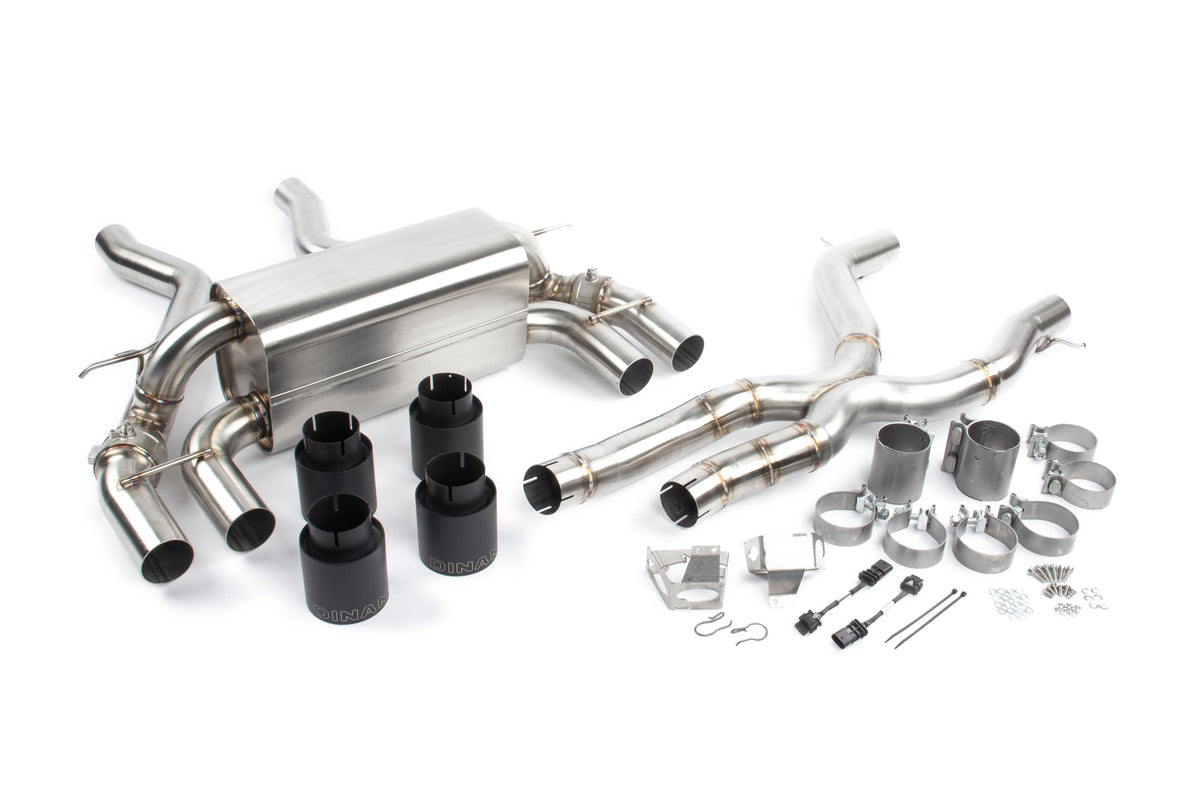 Dinan Freeflow Axleback Exhaust System - Black - F87 M2