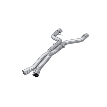 mbrp bmw m4 g82 / m3 g80 t304 stainless steel 3in resonator bypass x-pipe bmw m3 m4 g80 g82 g8x iconic garage