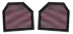k&n replacement air filter for bmw m5/m6 4.4l v8 / 2015 m4/m3 i6 (2 per box) f8x bmw m3 m4 f80 f82 f8x iconic garage