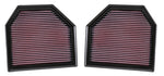 k&n replacement air filter for bmw m5/m6 4.4l v8 / 2015 m4/m3 i6 (2 per box) f8x bmw m3 m4 f80 f82 f8x iconic garage