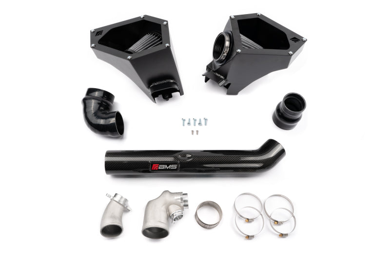 ams performance bmw g8x m2/m3/m4 s58 air intakes (open airbox) bmw m3 m4 g80 g82 g8x iconic garage