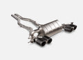 akrapovic 2021+ bmw m3 (g80)/m4 (g82) slip-on line (titanium) (req. tips) bmw m3 m4 g80 g82 g8x iconic garage
