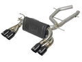 afe mach force-xp 2-1/2in ss axle back exhaust w/black tips 15+ bmw m3/m4 (f80/f82) (tt) s55 bmw m3 m4 f80 f82 f8x iconic garage