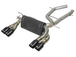 afe mach force-xp 2-1/2in ss axle back exhaust w/black tips 15+ bmw m3/m4 (f80/f82) (tt) s55 bmw m3 m4 f80 f82 f8x iconic garage