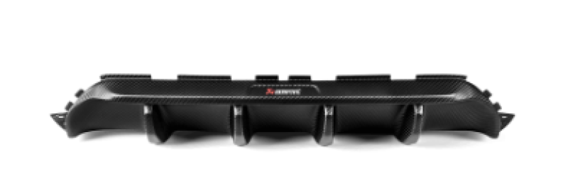 Akrapovic 18+ BMW M5 (F90) Rear Carbon Fiber Diffuser - Matte w/Red Akrapovic Logo - F90 M5