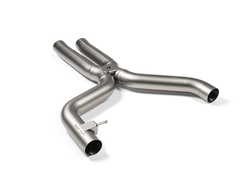 Akrapovic 2021+ BMW G87 M2, G80 M3 & G82 M4 Evolution Short Link pipe w/o Resonator (Titanium) - G87 M2