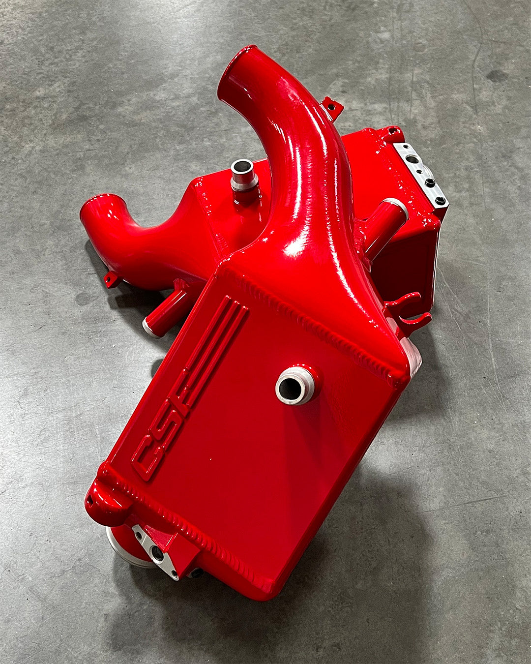 CSF 2014+ BMW X5M (F95) / X6M (F96) / XM (G09) Charge-Air-Cooler - Bengal Red Gloss - F95/F96 X5 M / X6 M