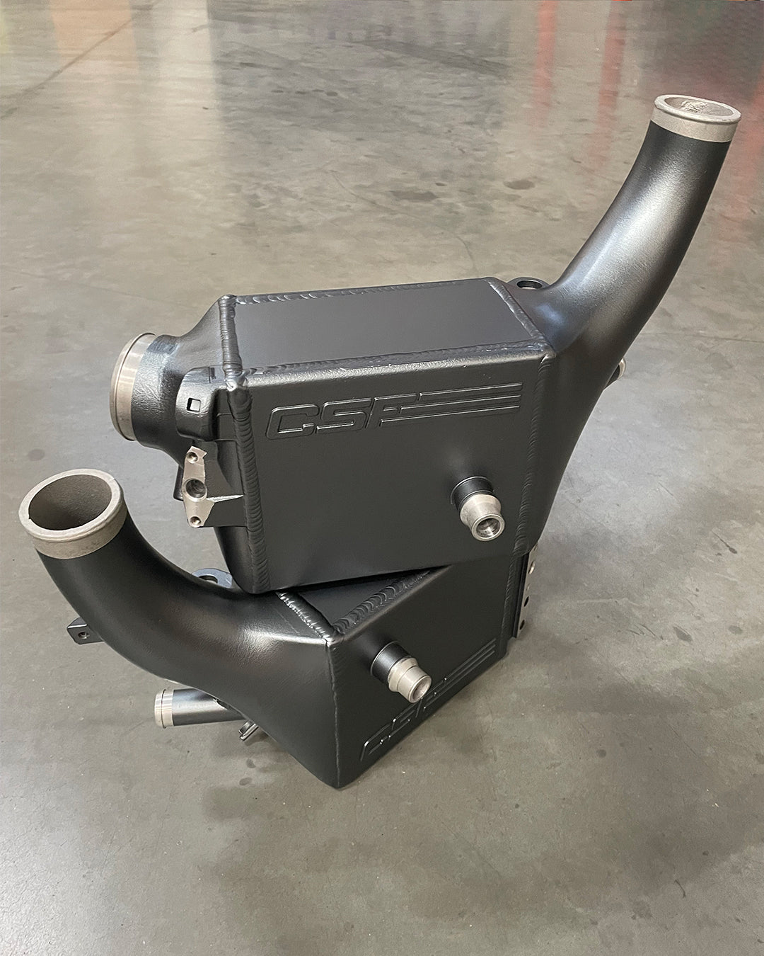 CSF 16-21 BMW M5 (F90) / 17-21 BMW M8 (F91/F92/F93) Twin Charge-Air-Cooler Set - Blue Stone - F93 M8 Gran Coupe