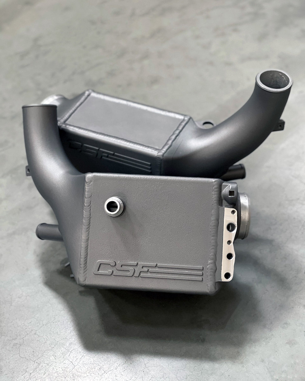 CSF 16-21 BMW M5 (F90) / 17-21 BMW M8 (F91/F92/F93) Twin Charge-Air-Cooler Set - Thermal Grey - F90 M5