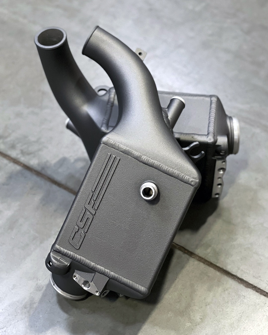 CSF 16-21 BMW M5 (F90) / 17-21 BMW M8 (F91/F92/F93) Twin Charge-Air-Cooler Set - Space Grey Matte - F93 M8 Gran Coupe