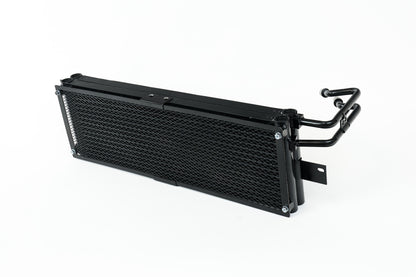 csf bmw m3/m4 (g8x) transmission oil cooler w/ rock guard bmw m3 m4 g80 g82 g8x iconic garage