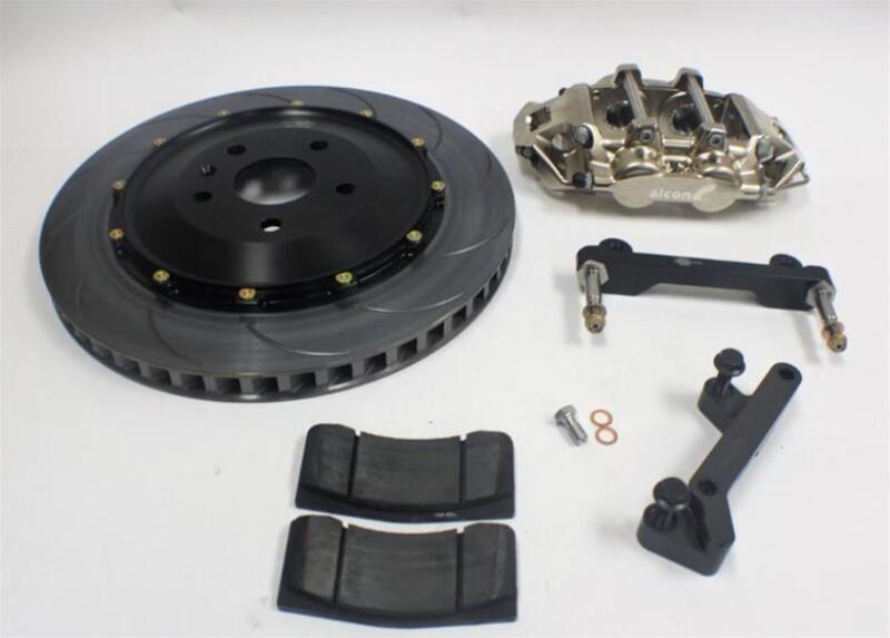 alcon bmw e90/e92 m3 6 piston 380x36mm front race kit - nickle plated bmw m3 e92 e9x iconic garage