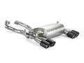 akrapovic bmw m3/m4 (f80/f82) slip-on line (titanium) (req. tips) bmw m3 m4 f80 f82 f8x iconic garage