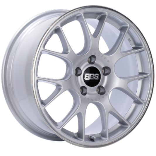 bbs ch-r 20x10.5 et25 5x112 brilliant silver polished rim protector