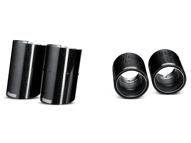 akrapovic bmw m3 (e90/e92/e93) tail pipe set (carbon) bmw m3 e92 e9x iconic garage