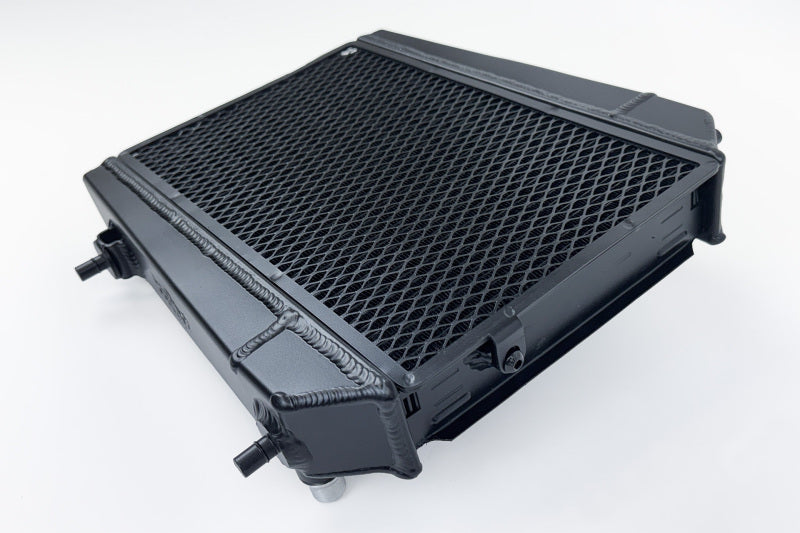 csf bmw g8x m3/m4/m2 high-performance auxiliary radiator - single radiator bmw m3 m4 g80 g82 g8x iconic garage