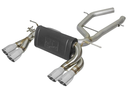 afe mach force-xp 2-1/2in ss axle back exhaust w/polished tips 15+ bmw m3/m4 (f80/f82) (tt) bmw m3 m4 f80 f82 f8x iconic garage