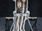 awe tuning bmw f8x m3/m4 track edition cat-back exhaust - diamond black tips bmw m3 m4 f80 f82 f8x iconic garage