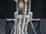 awe tuning bmw f8x m3/m4 track edition cat-back exhaust - diamond black tips bmw m3 m4 f80 f82 f8x iconic garage
