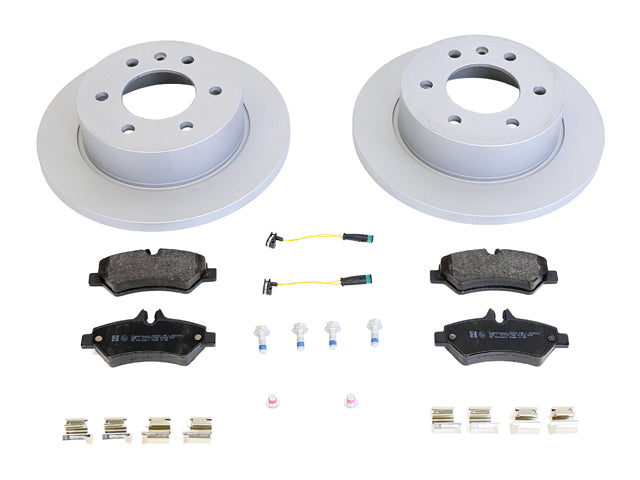 Brake Pad and Disc Kit - Rear - Zimmermann Coat Z (906420008326)